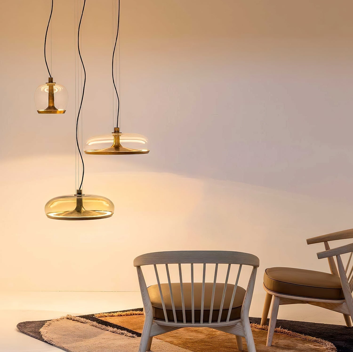 Cotalor Nordic Art LED Glass Pendant Lamp