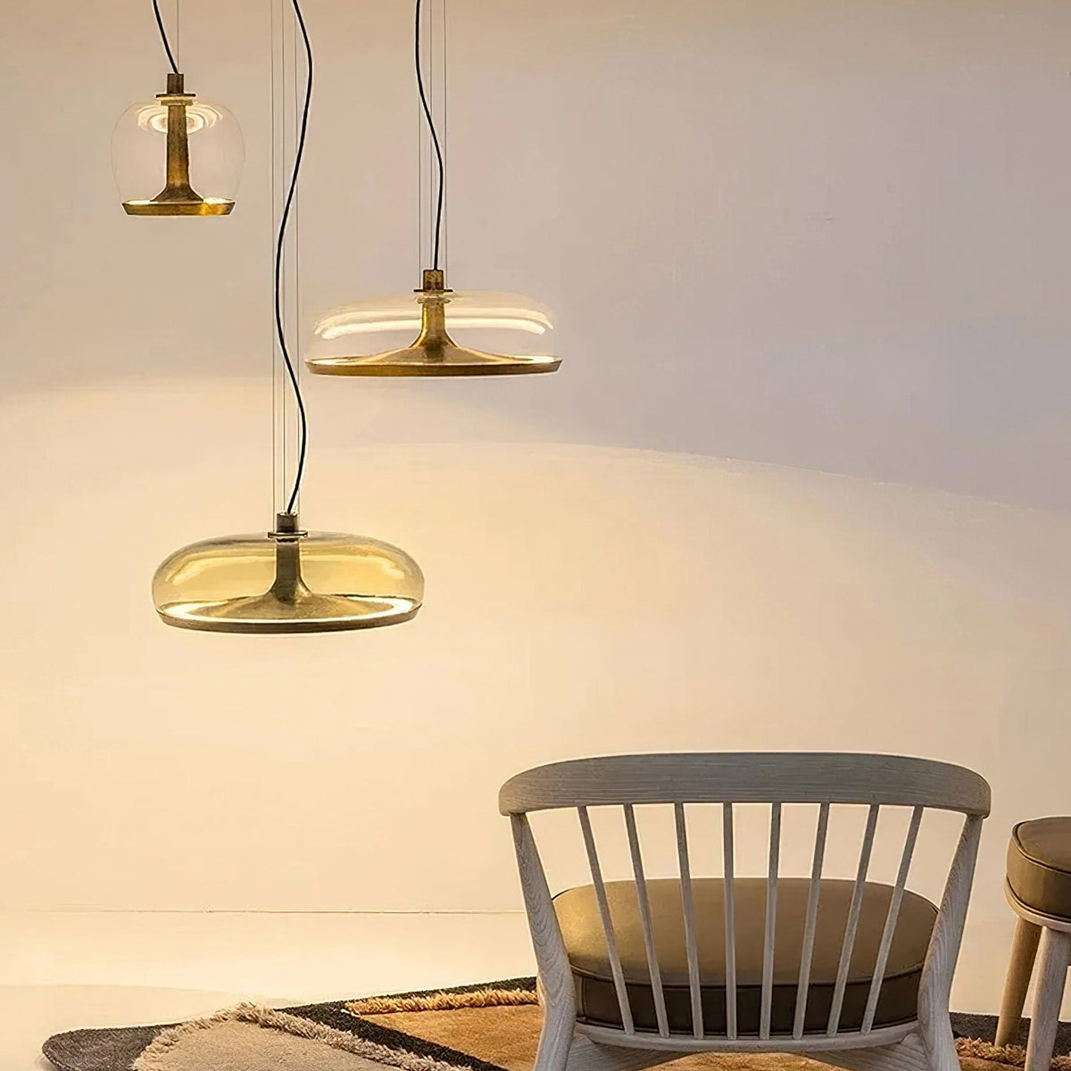 Cotalor Nordic Art LED Glass Pendant Lamp