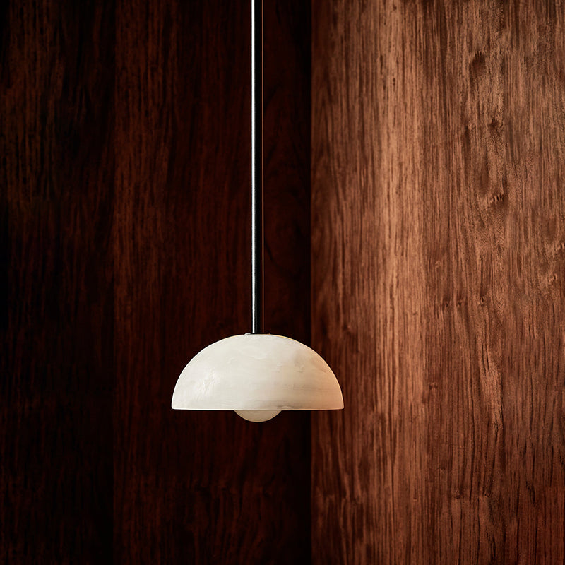 Eronex Modern Minimalist Elegance Brass Glass Pendant Lamp