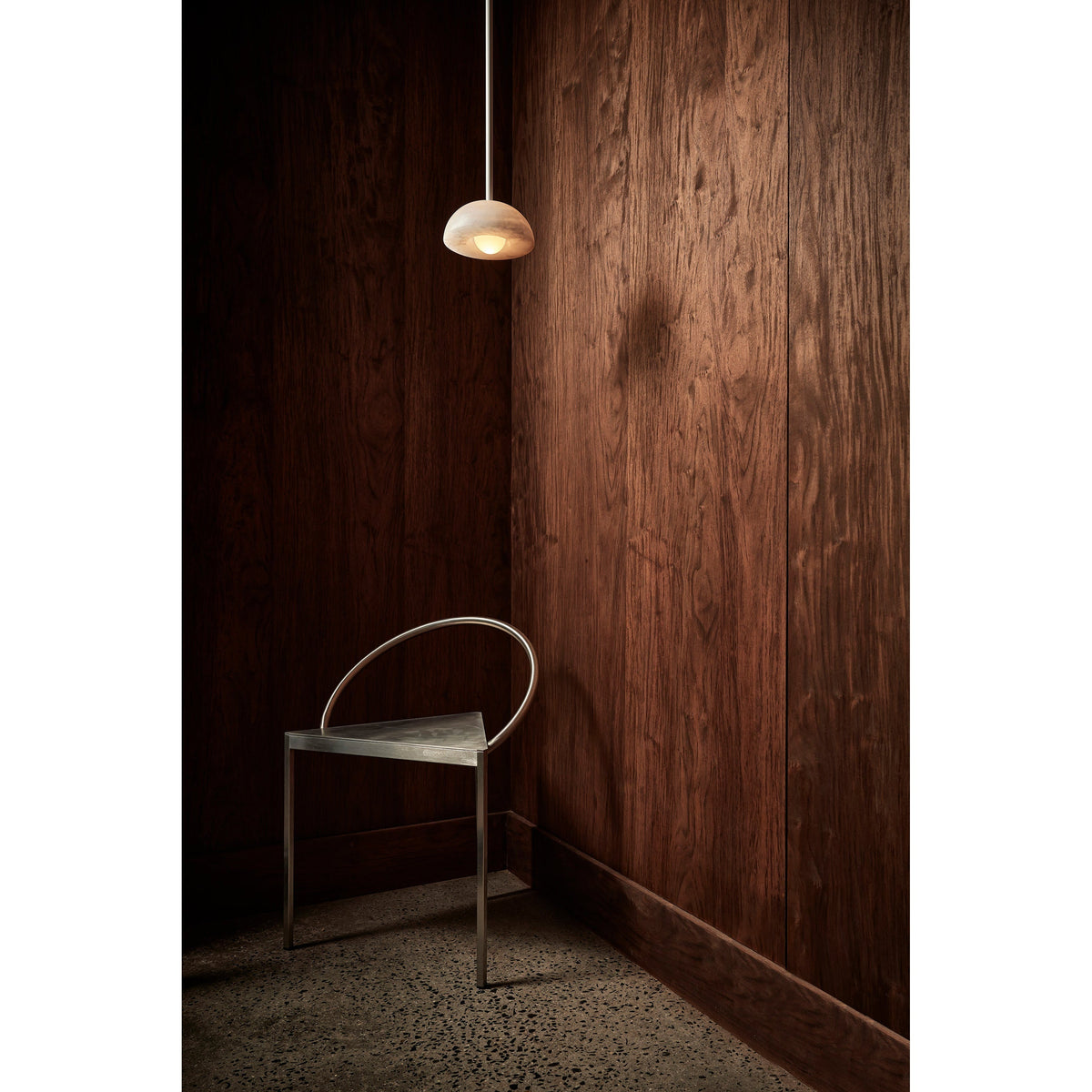 Eronex Modern Minimalist Elegance Brass Glass Pendant Lamp