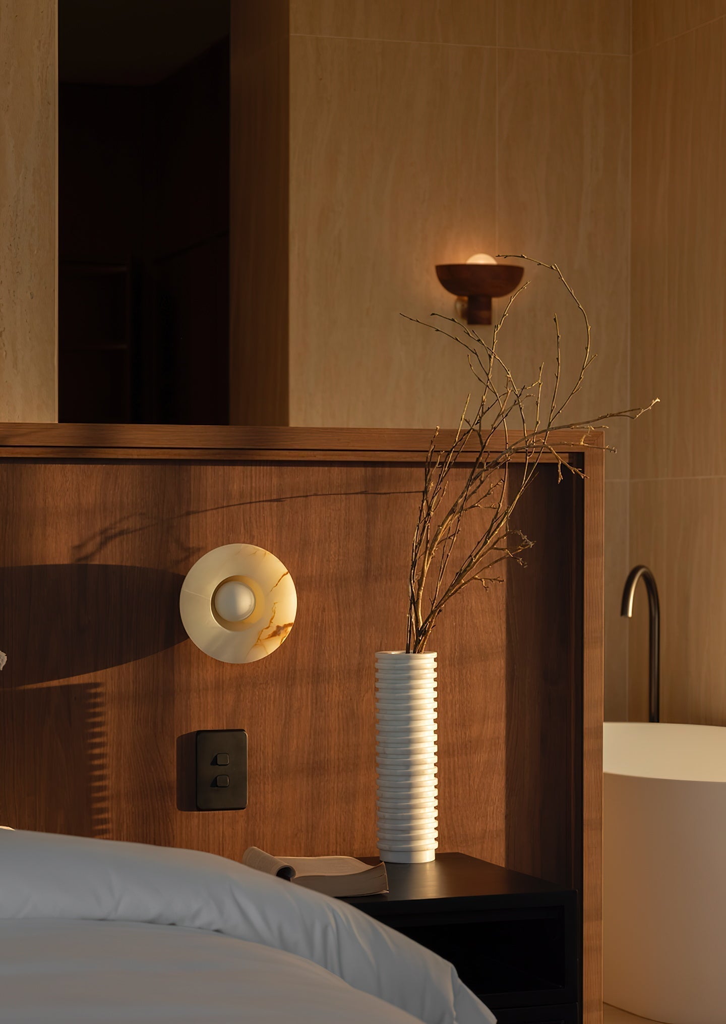 Lioruielle Surface Glass Sconce Wall Lamp