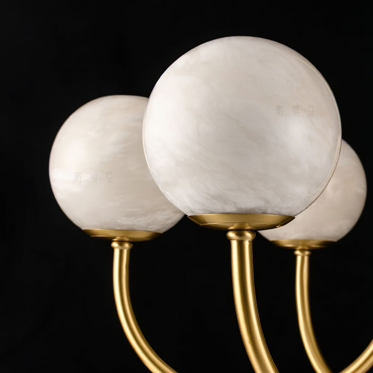 Alira Vintage Alabaster Chandelier Light