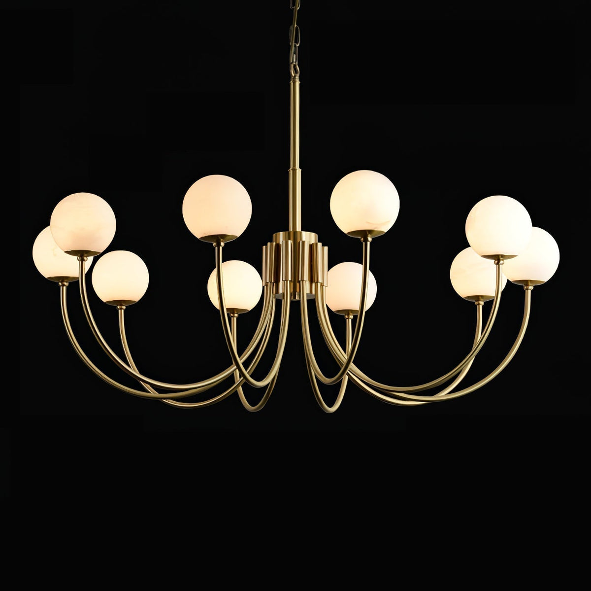 Alira Vintage Alabaster Chandelier Light