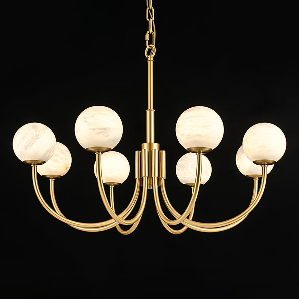 Alira Vintage Alabaster Chandelier Light