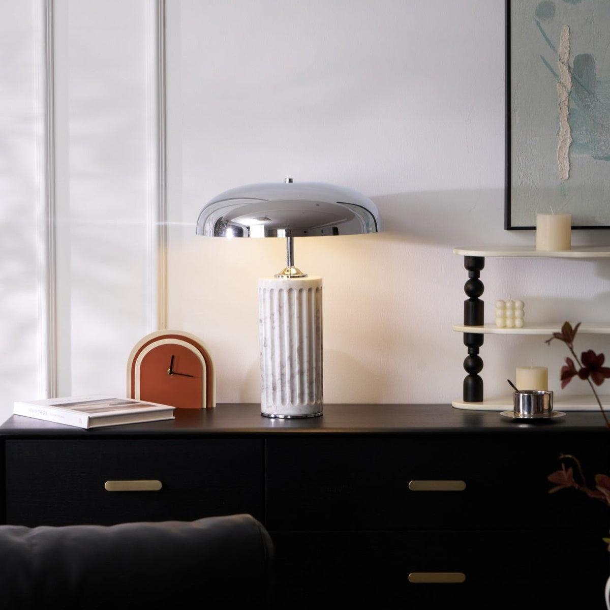 Zenith Modern Marble Table Lamp