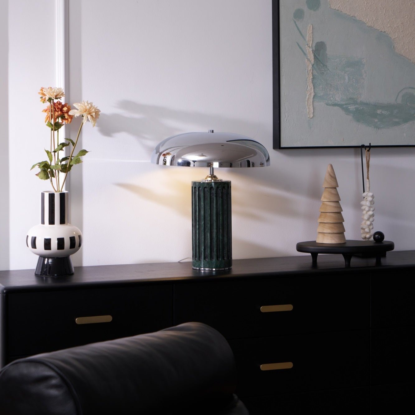 Zenith Modern Marble Table Lamp
