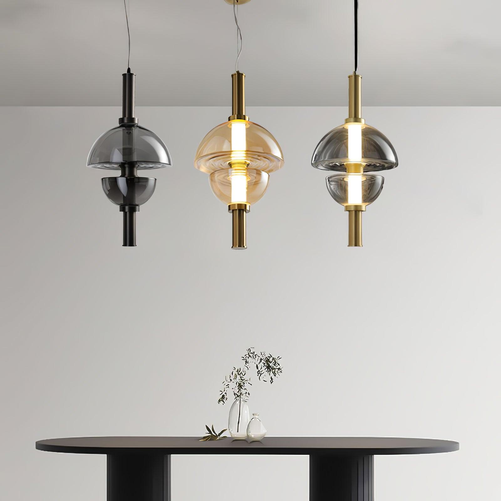 Celand Contemporar Glass Pendant Lamp