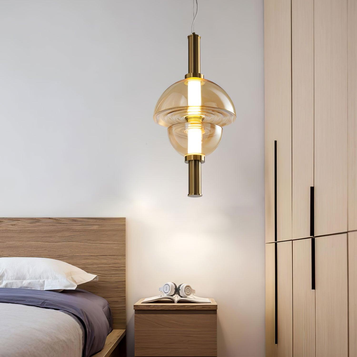 Celand Contemporar Glass Pendant Lamp
