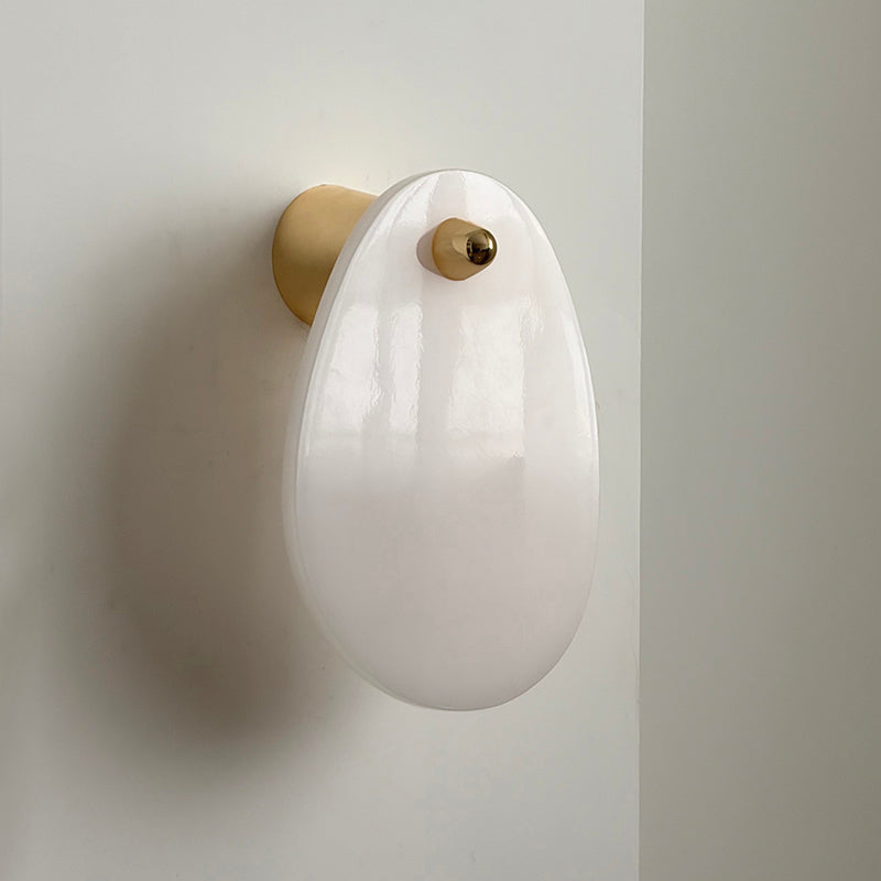 Norduvys Modern Luxurious  Metal Marble Wall Lamp