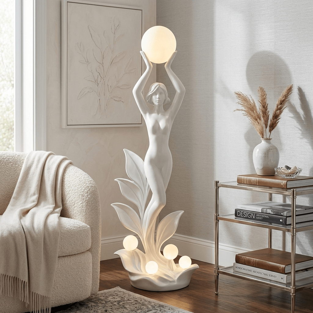 Galatea Aurora Muse Sculptural Floor Lamp
