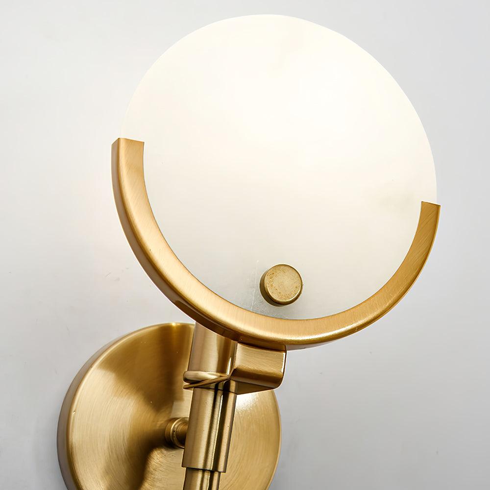 Aminex Sphere Alabaster Wall Light