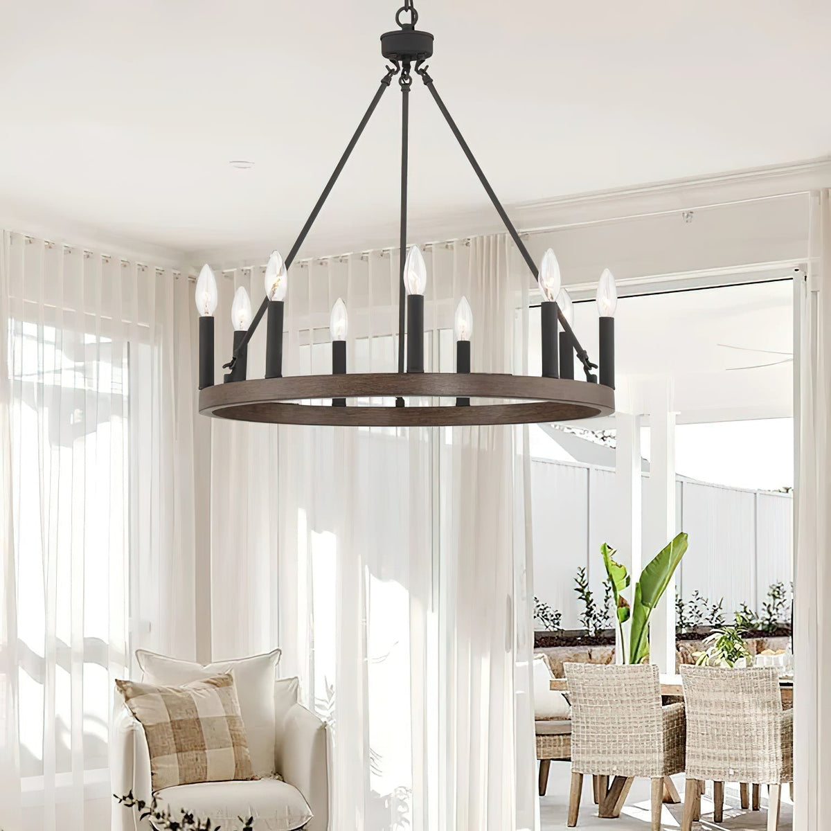 Mjolkuvyo Modern Minimalist Metal Chandelier