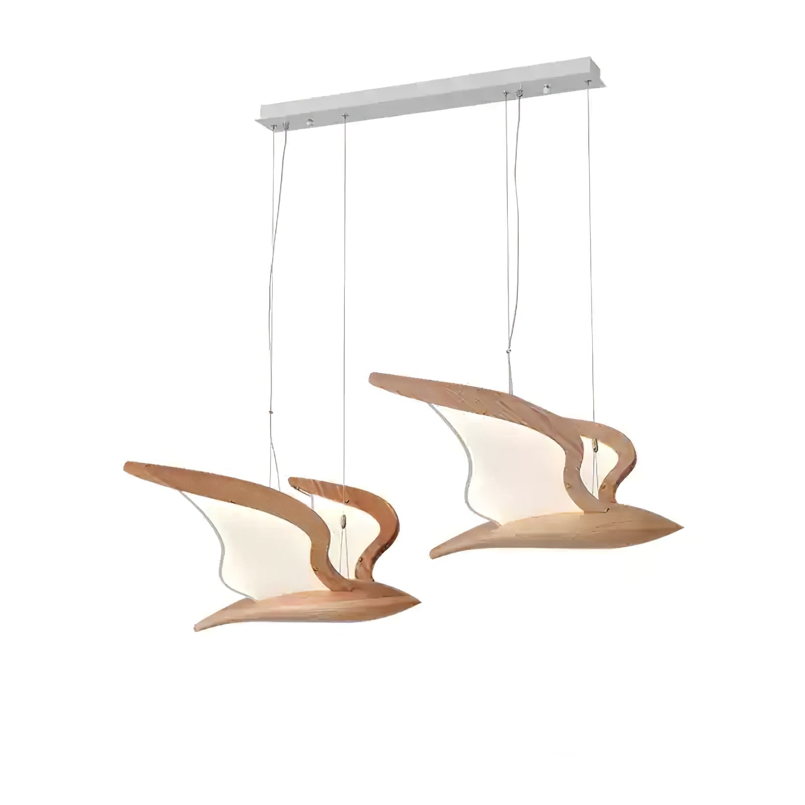 Lyvynia Organic Wood Pendant Light