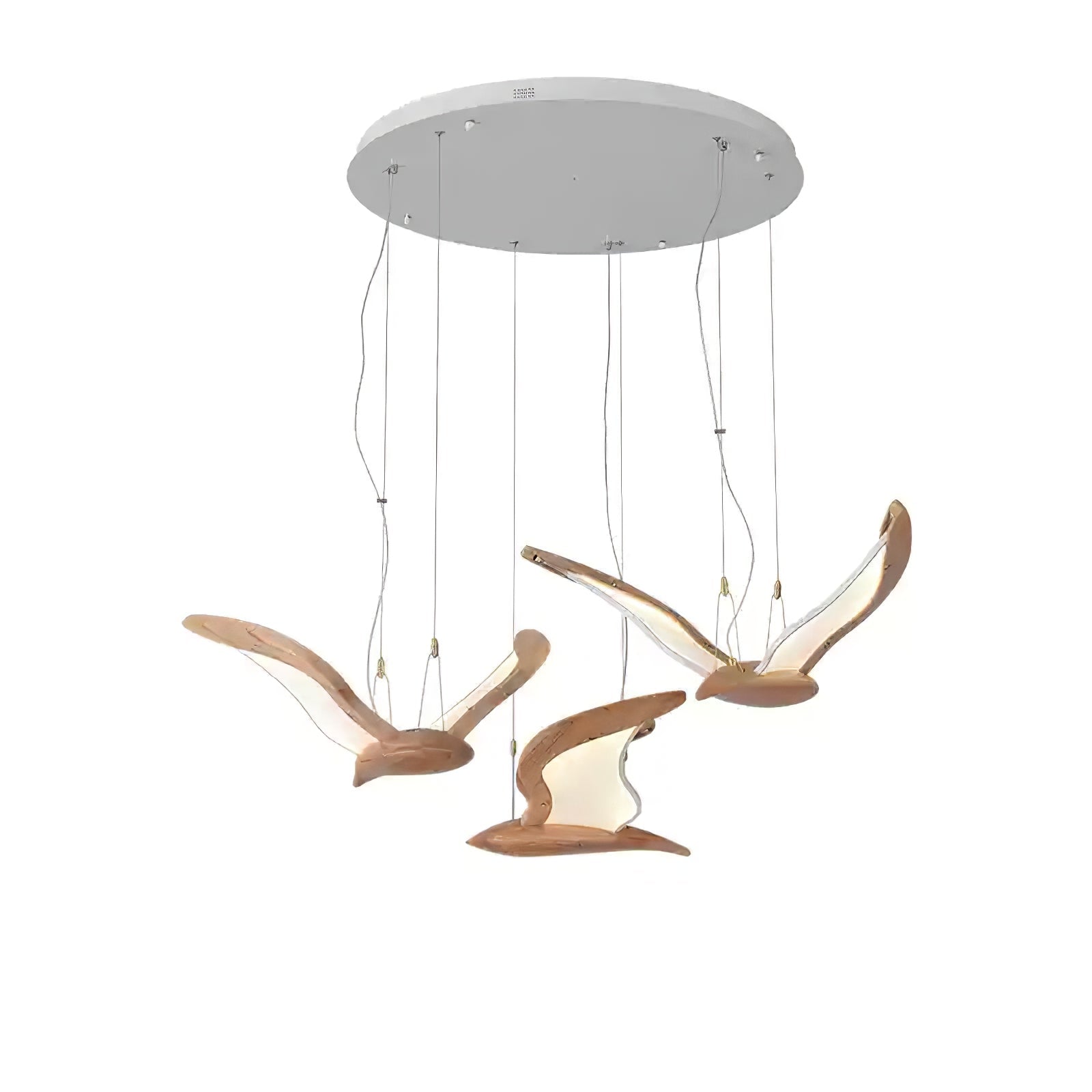 Lyvynia Organic Wood Pendant Light