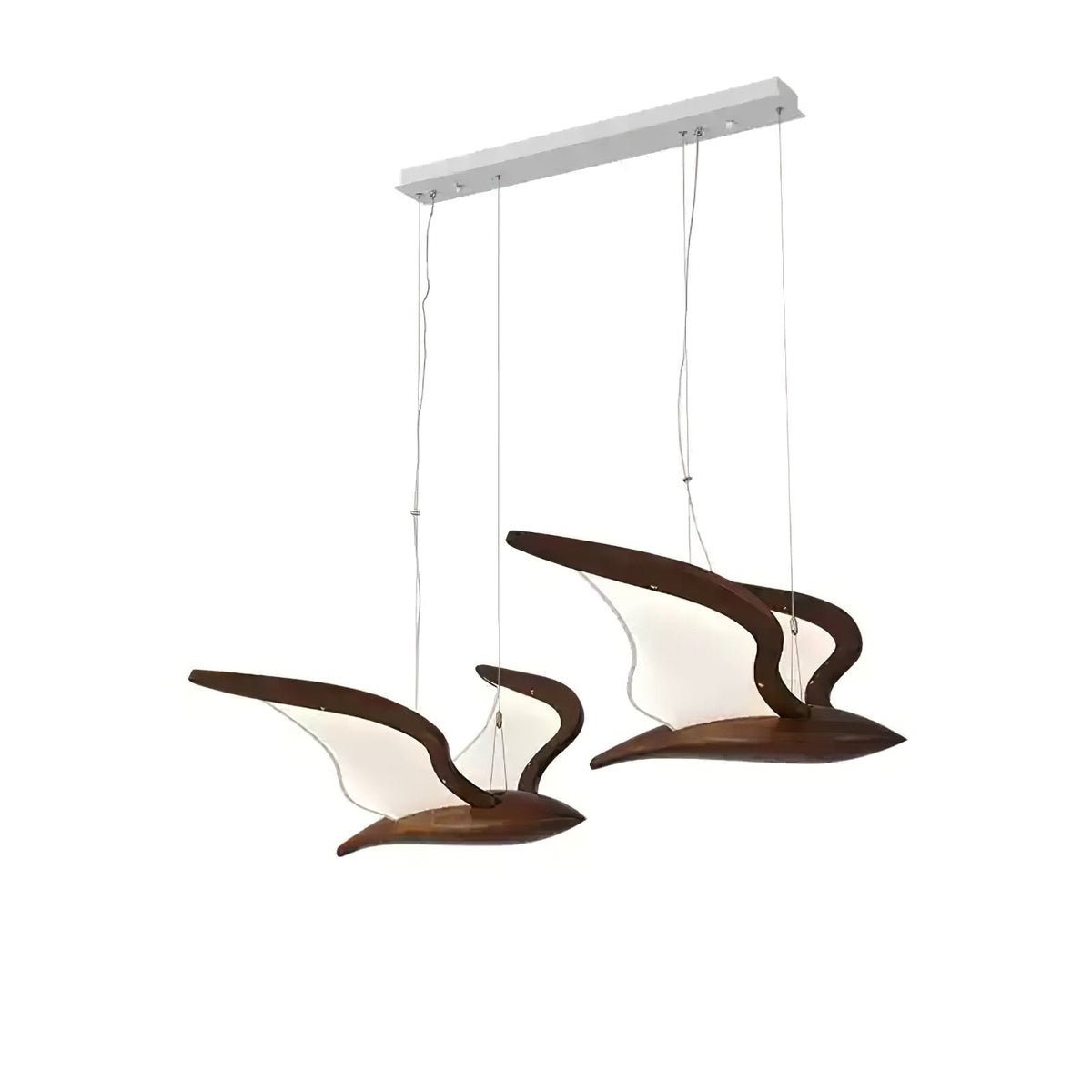 Lyvynia Organic Wood Pendant Light