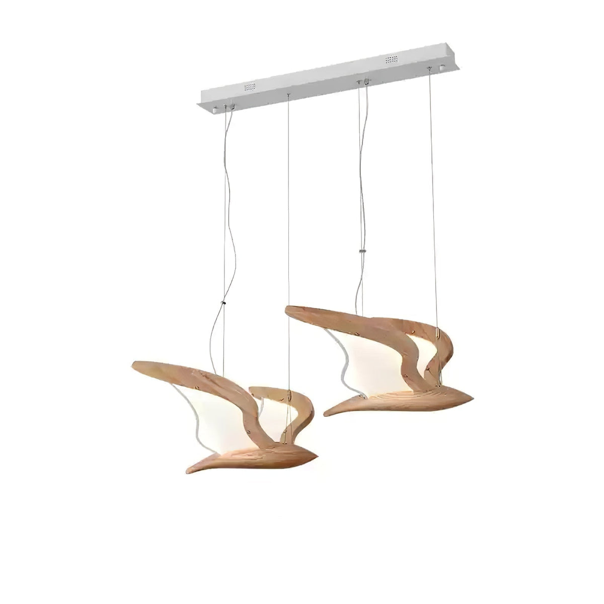 Lyvynia Organic Wood Pendant Light