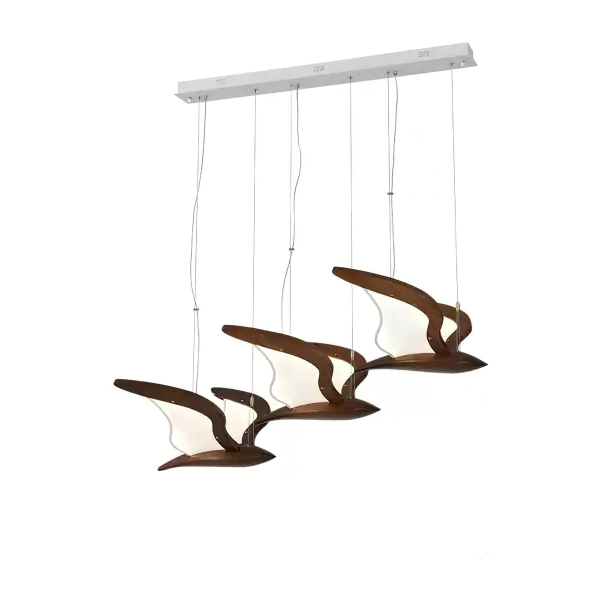 Lyvynia Organic Wood Pendant Light