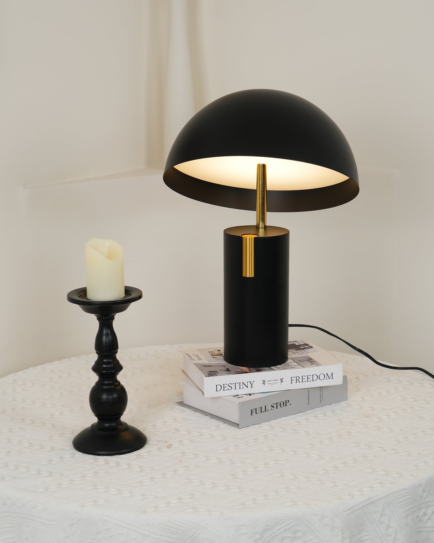 Veroca Steel Industrial Table Lamp
