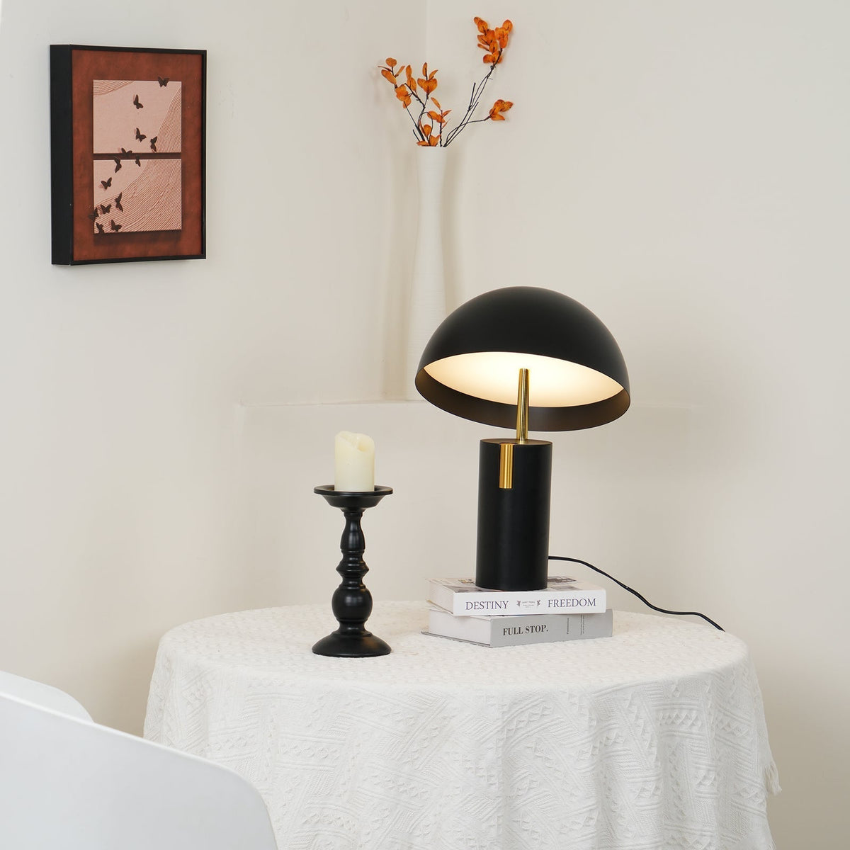 Veroca Steel Industrial Table Lamp