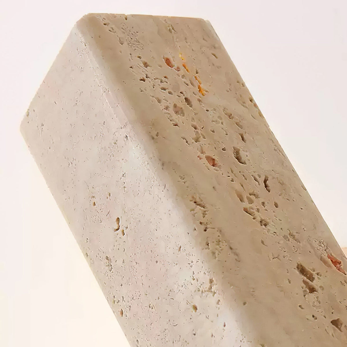 Ostruvyo Modern Minimalist Linear Walnut Travertine Wall Lamp