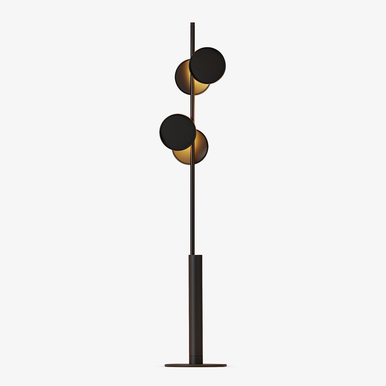 Munell Black Acrylic Floor Lamp