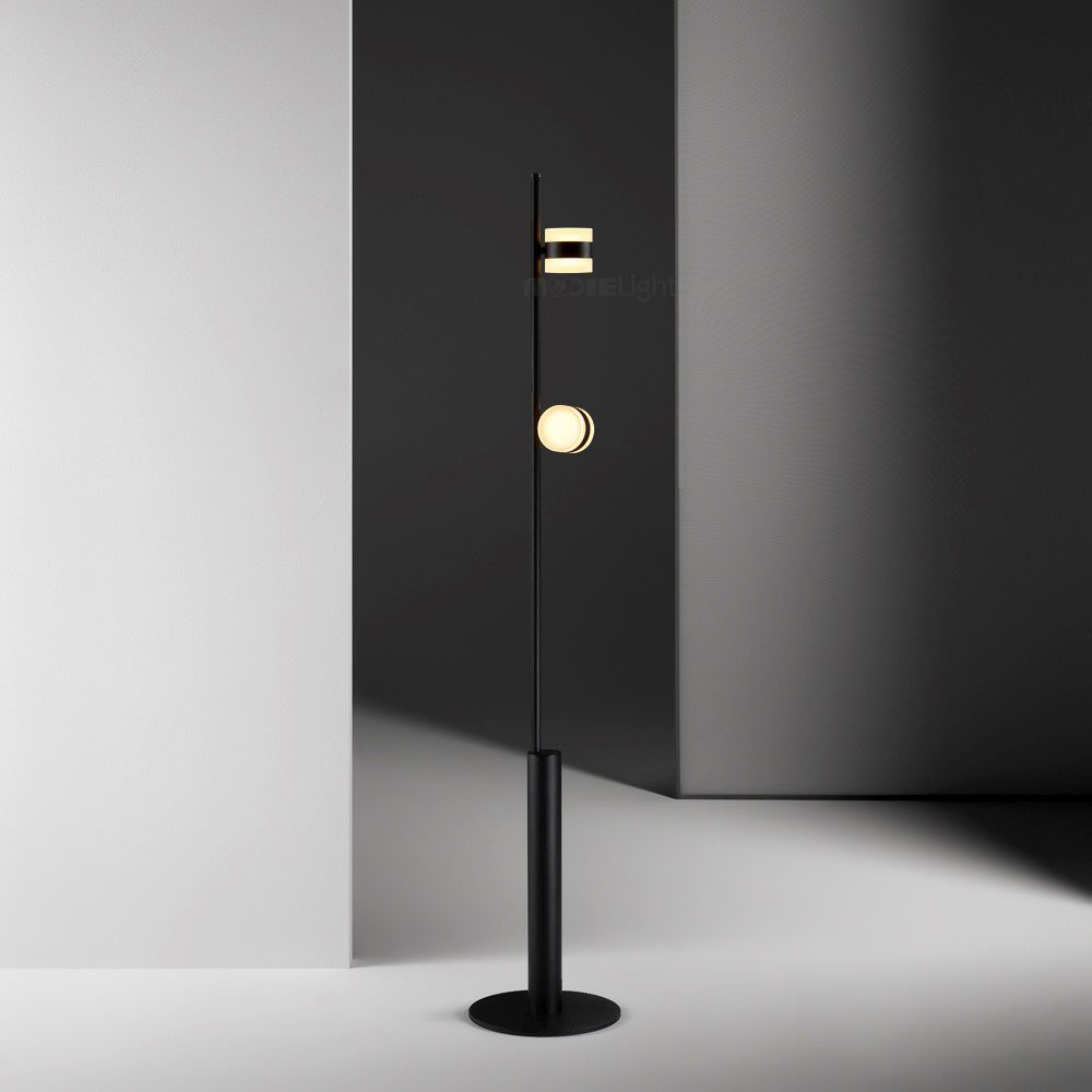 Munell Black Acrylic Floor Lamp