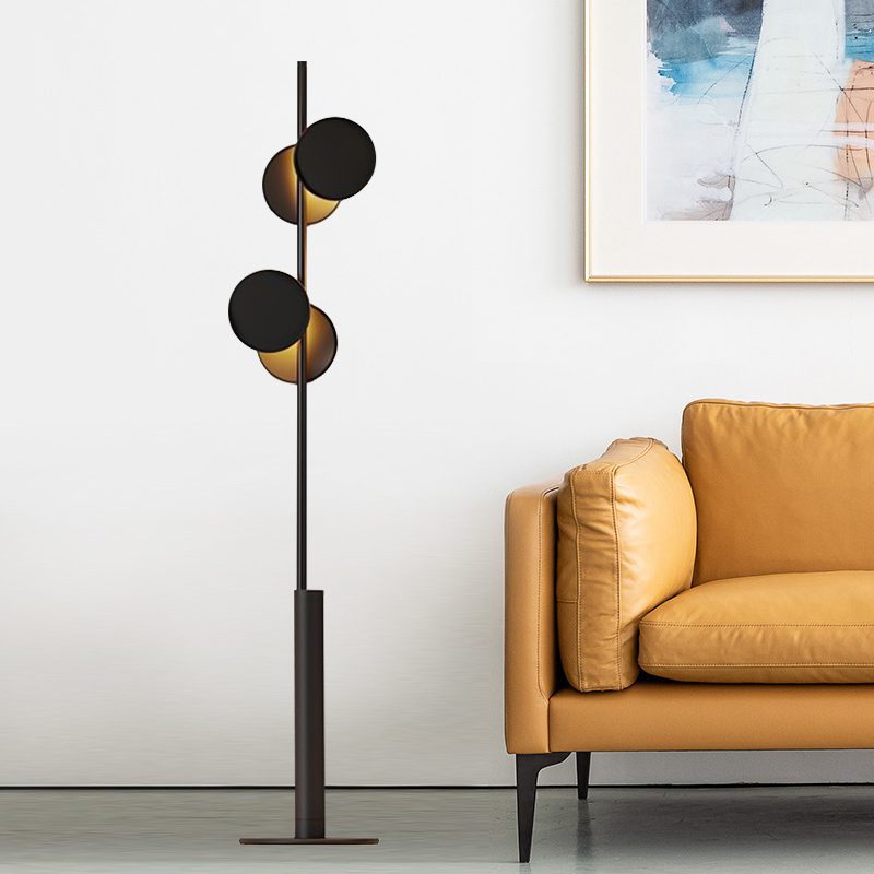 Munell Black Acrylic Floor Lamp