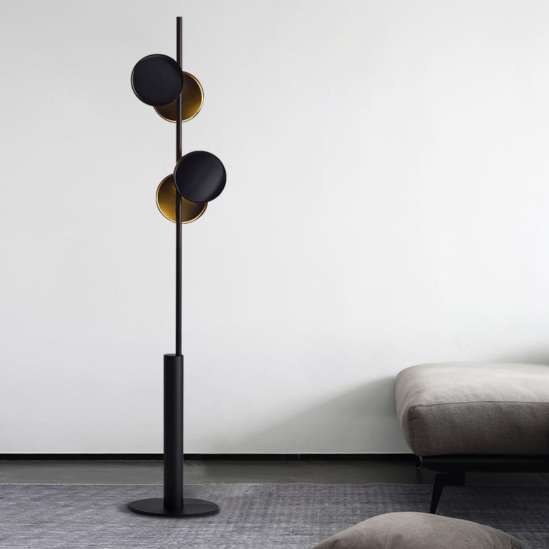 Munell Black Acrylic Floor Lamp