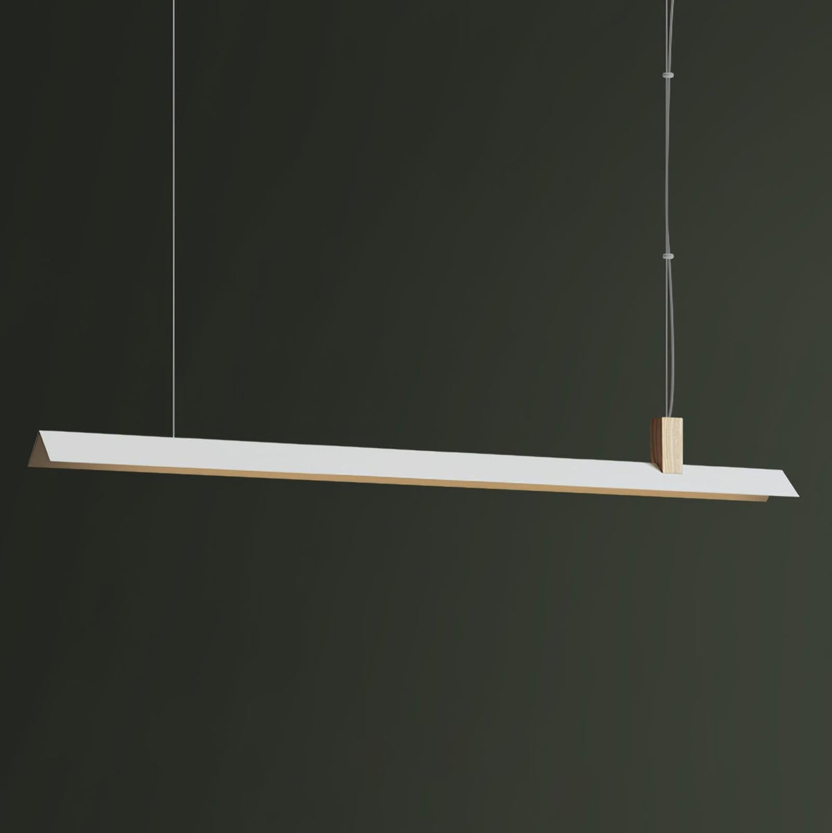 Linea Minimalist Wooden Pendant Light
