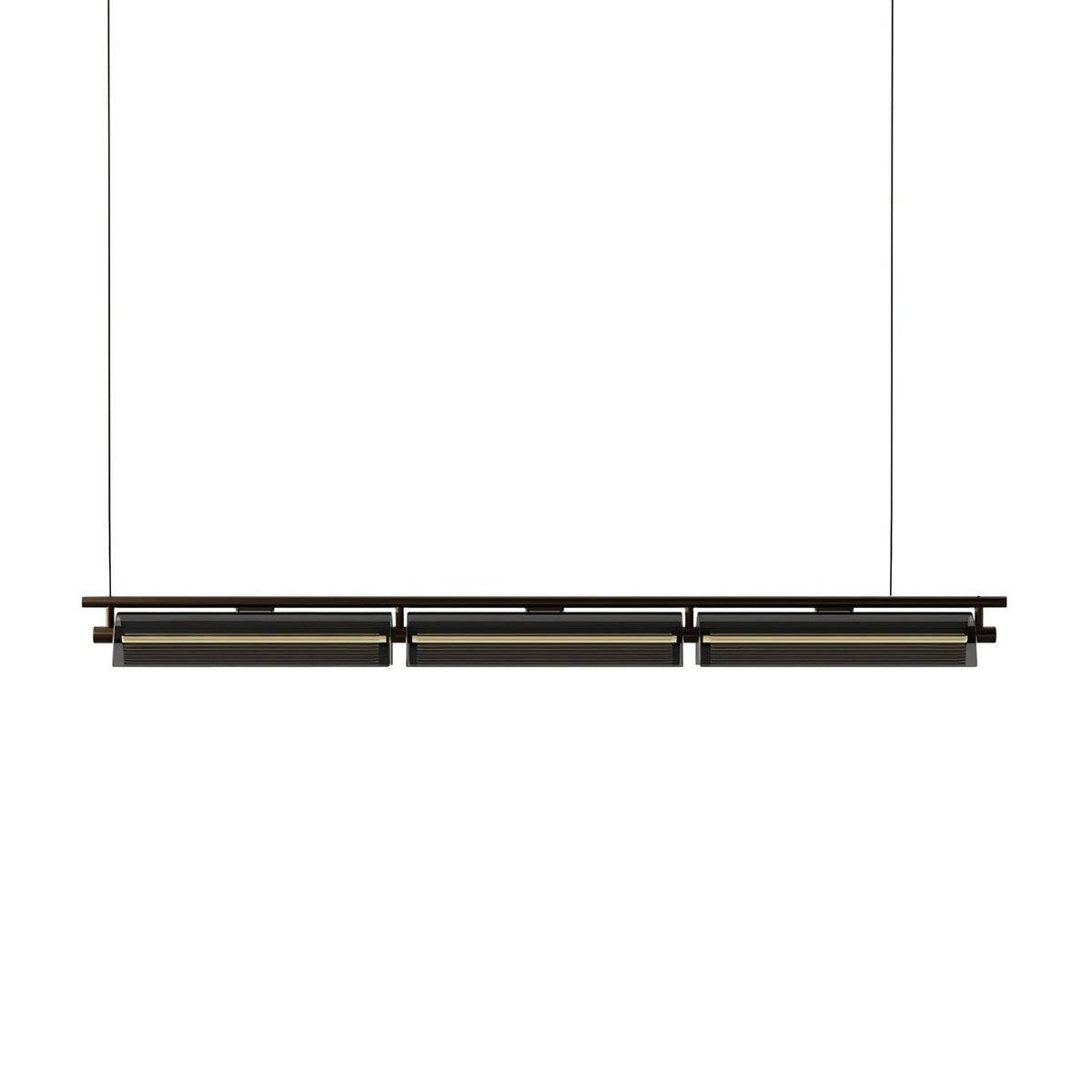 Veliian Chandelier Smoky Glass Modern