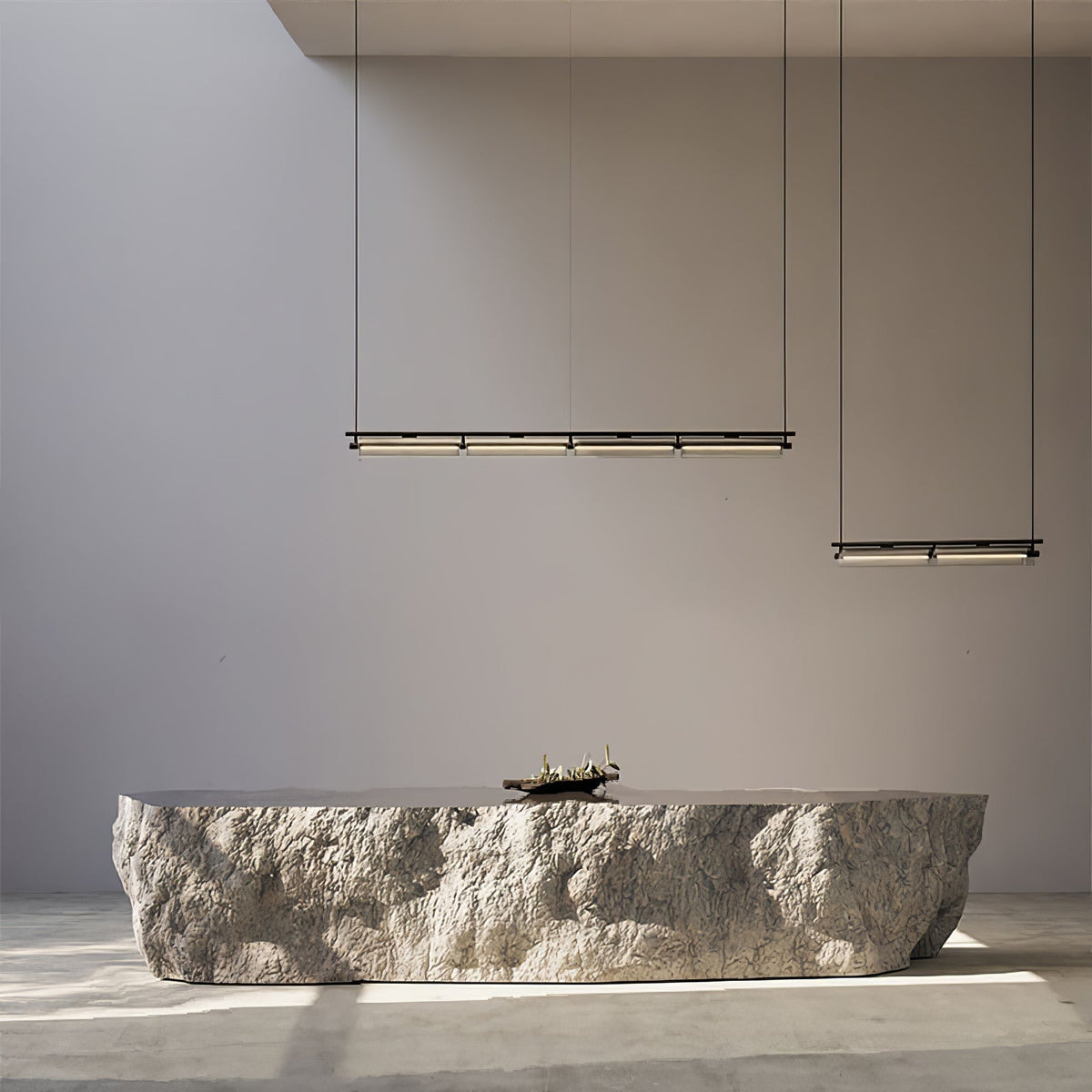 Veliian Chandelier Smoky Glass Modern