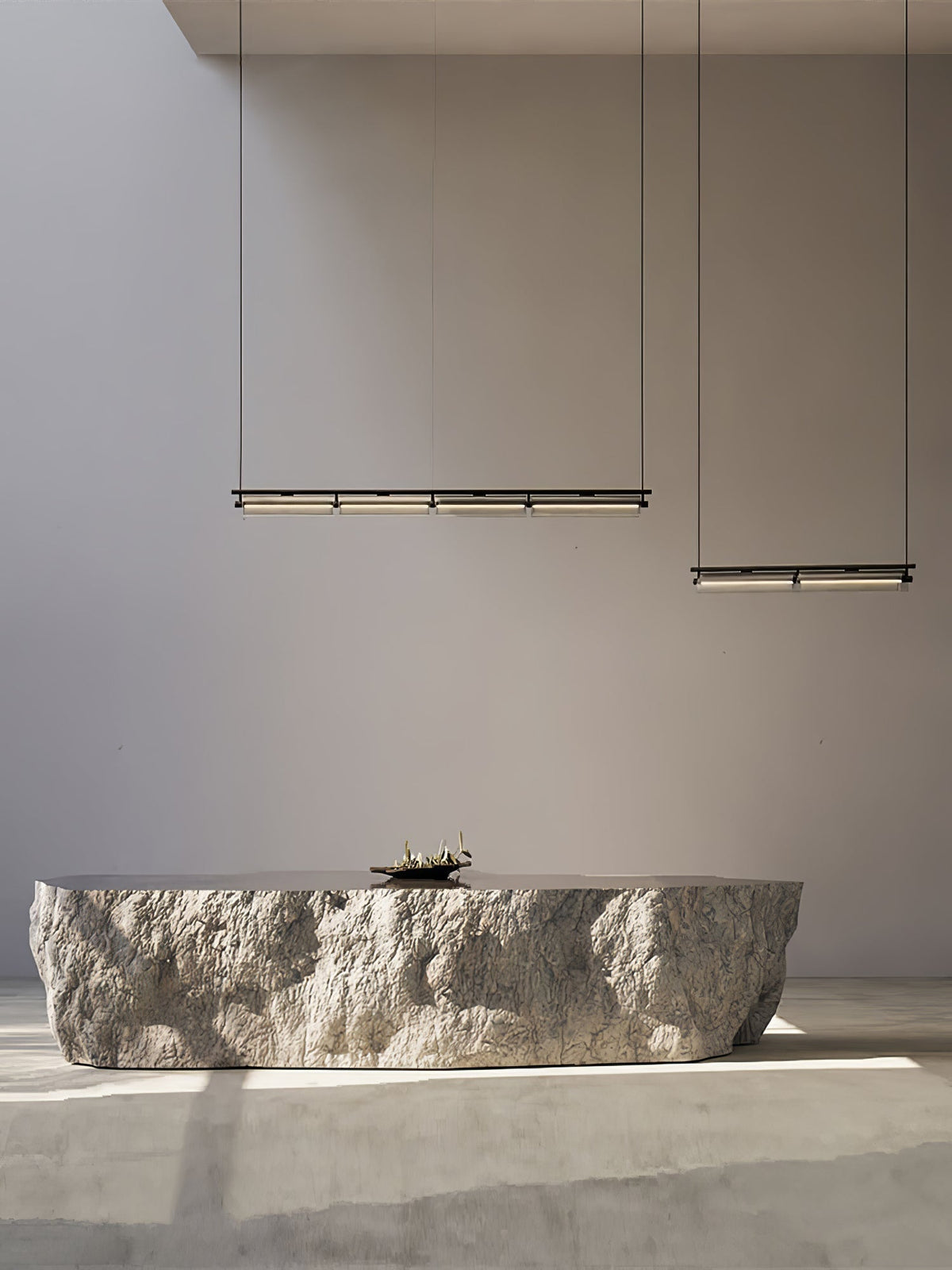 Veliian Chandelier Smoky Glass Modern