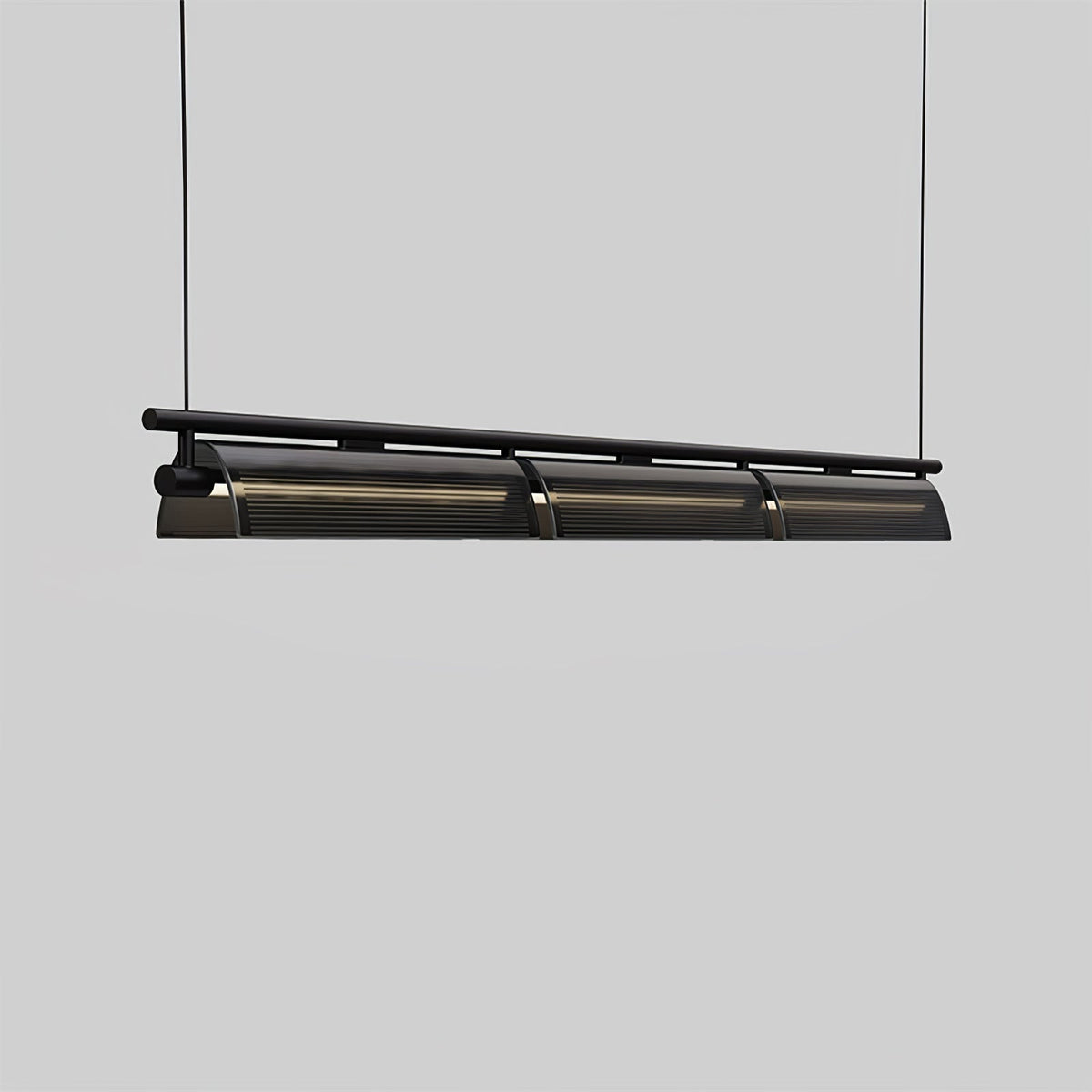 Veliian Chandelier Smoky Glass Modern