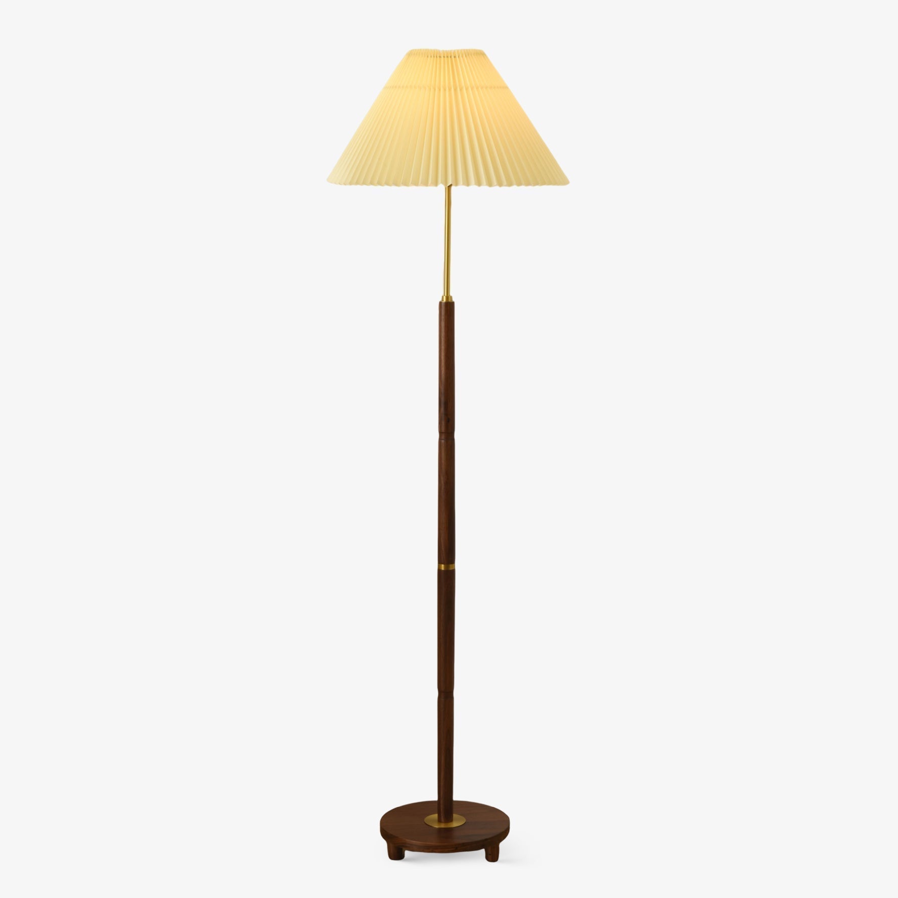 Haven Wood & Fabric Vintage Floor Lamp