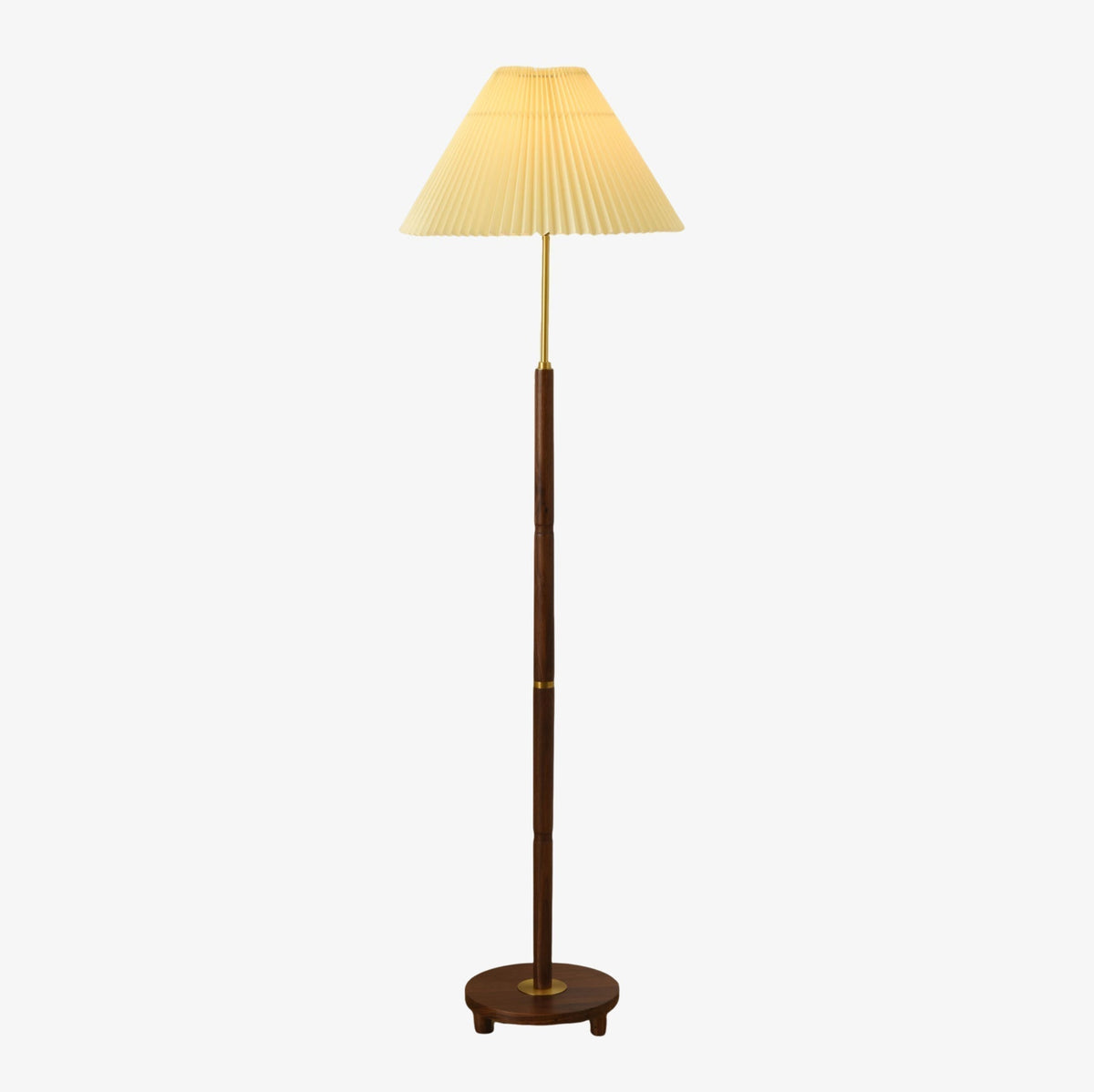 Haven Wood & Fabric Vintage Floor Lamp