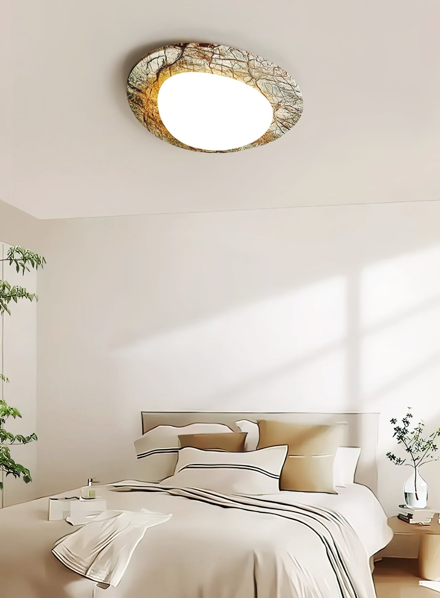 Huxr Marble Ceiling Light