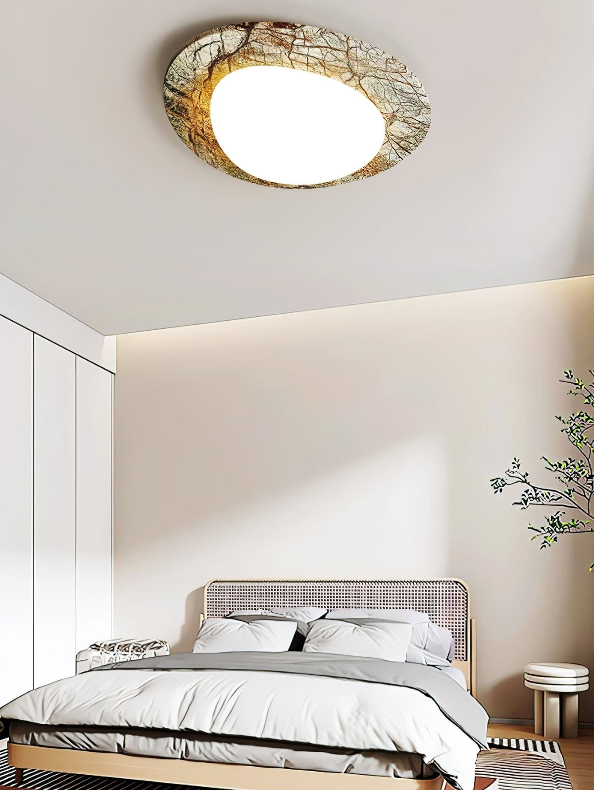 Huxr Marble Ceiling Light