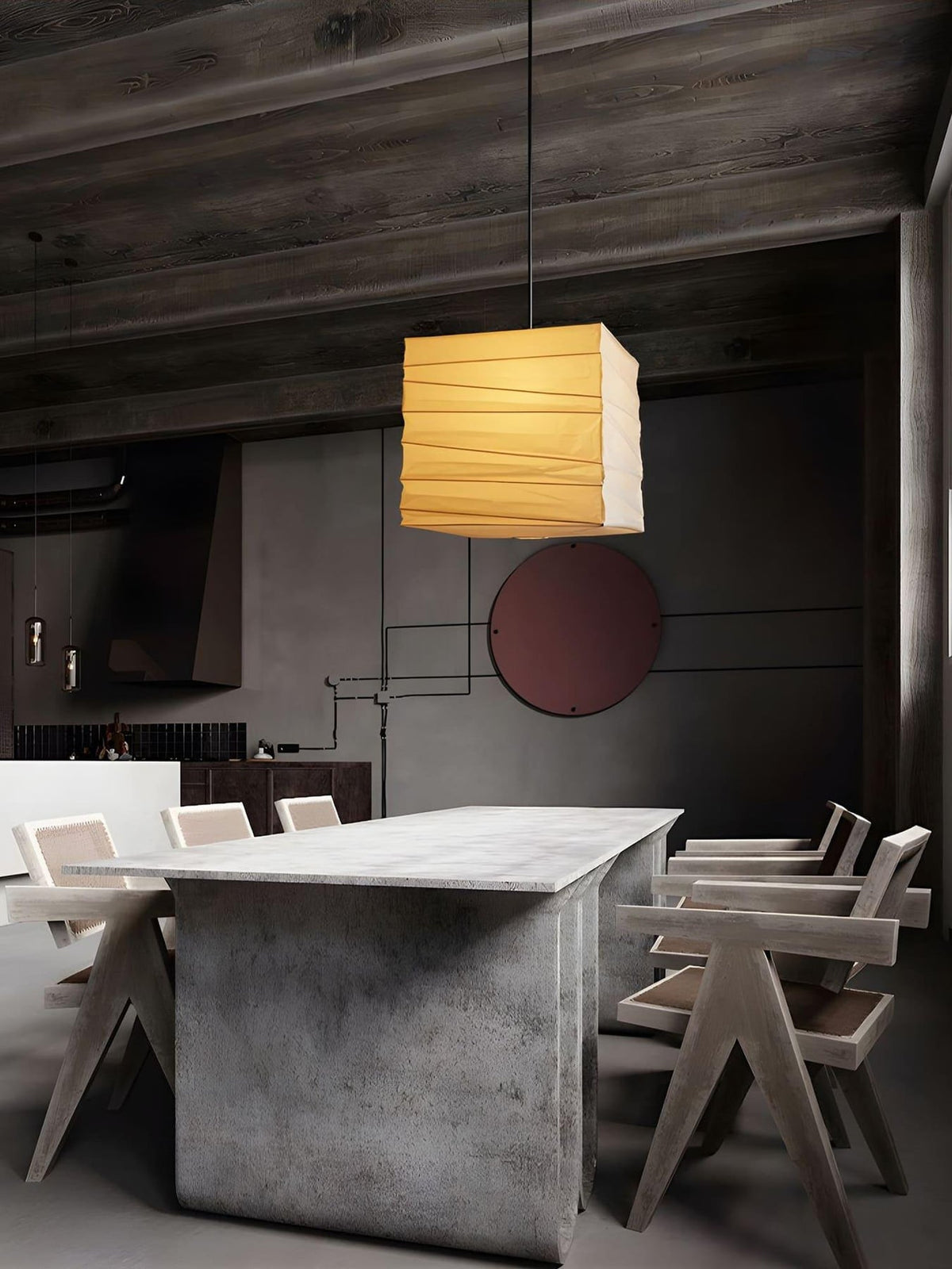 Eulien Paper Traditional Pendant Lamp
