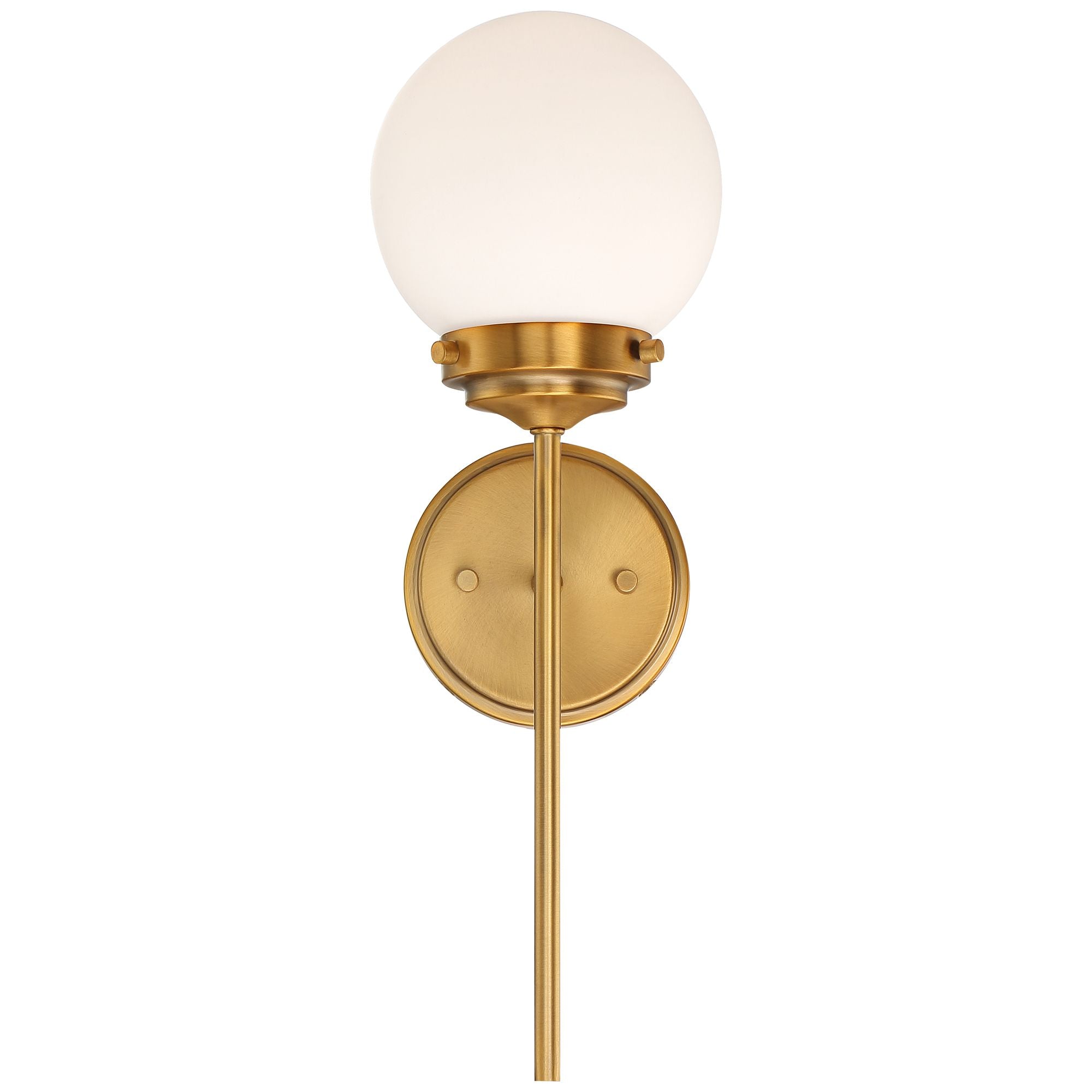 Waegnuvyh Modern Minimalist Brass Glass Wall Lamp