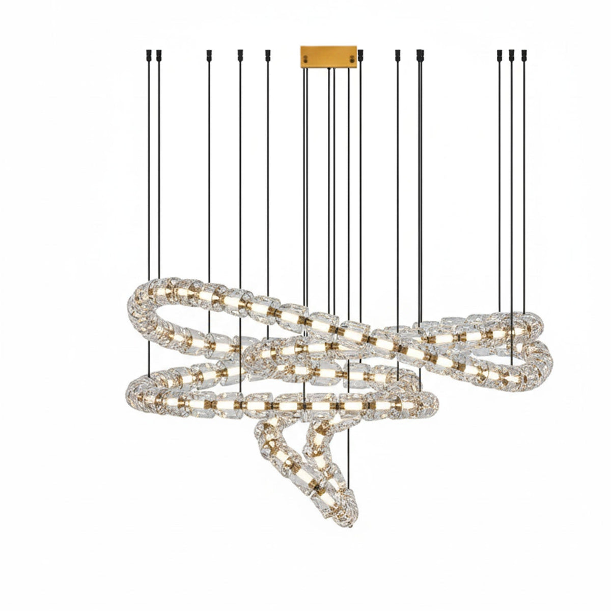 Nexus Gold  Crystal Chandelier