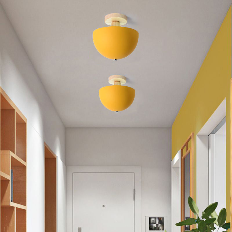 Muto Modern LED Ceiling Light Fixtures Wood/ Living Room - Neutral Decor