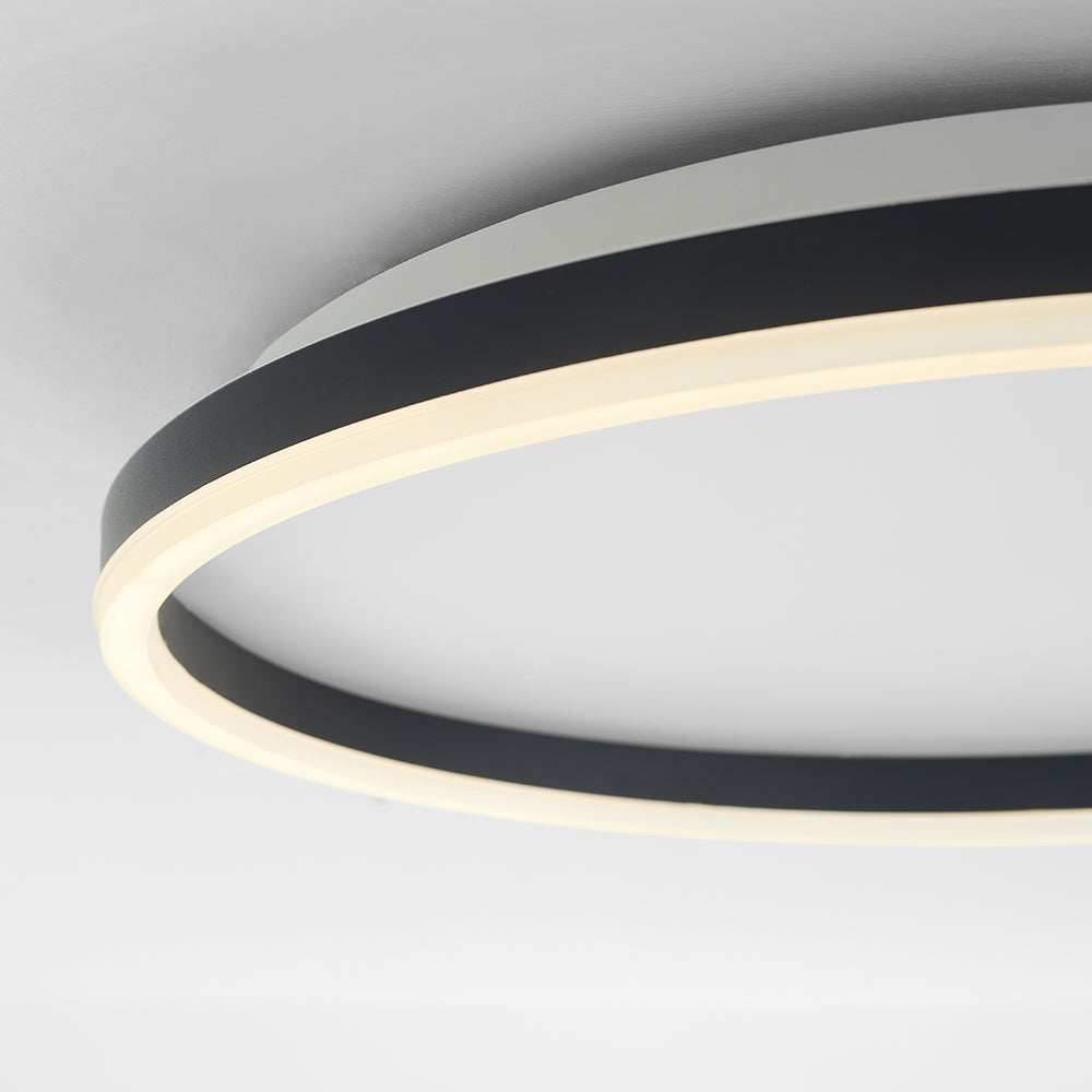 Arisha Modern Flush Mount Ceiling Light Ring - Neutral Decor