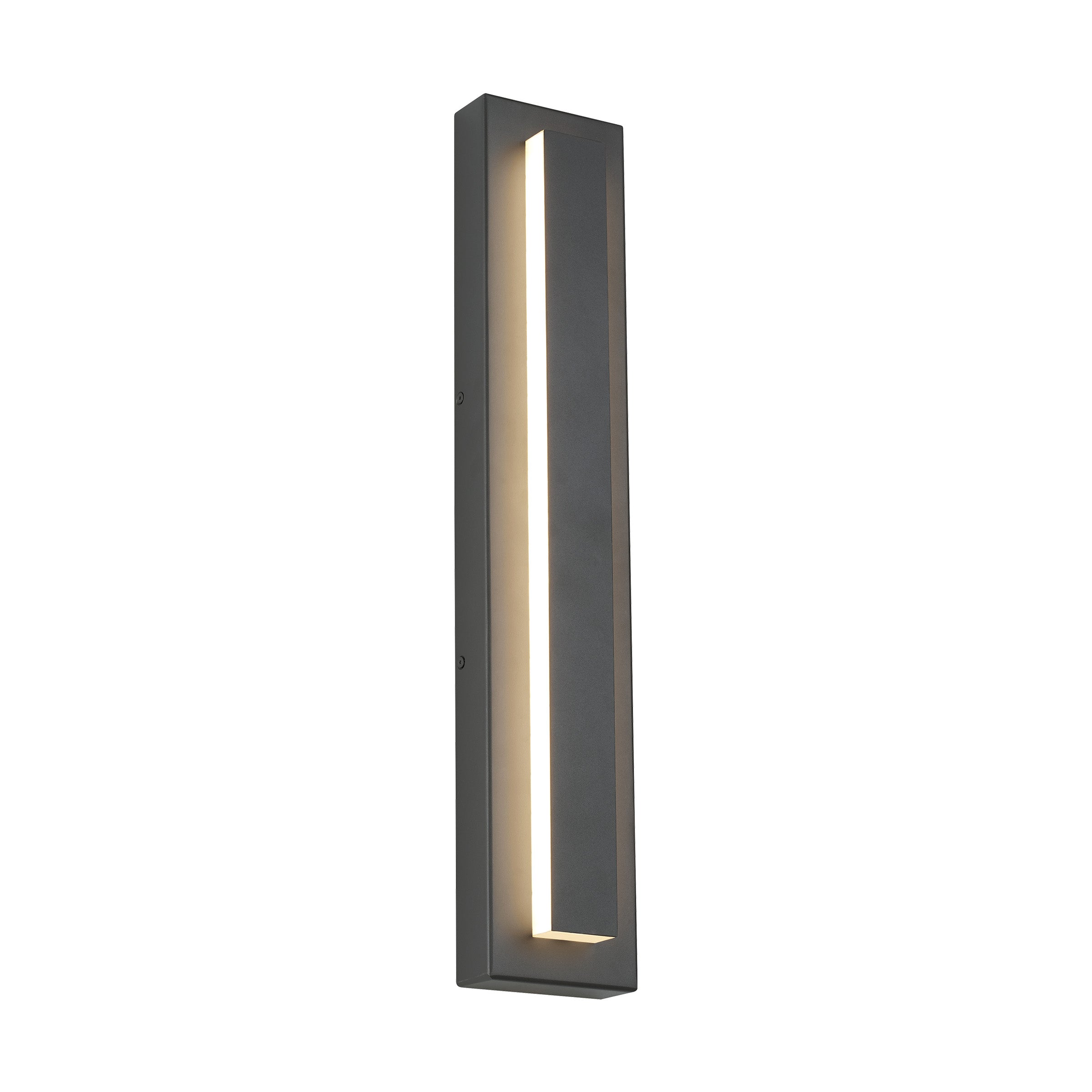 Arisha Modern Square Ring Outdoor Wall Lamp, Dark/Gray Bronze - Neutral Decor
