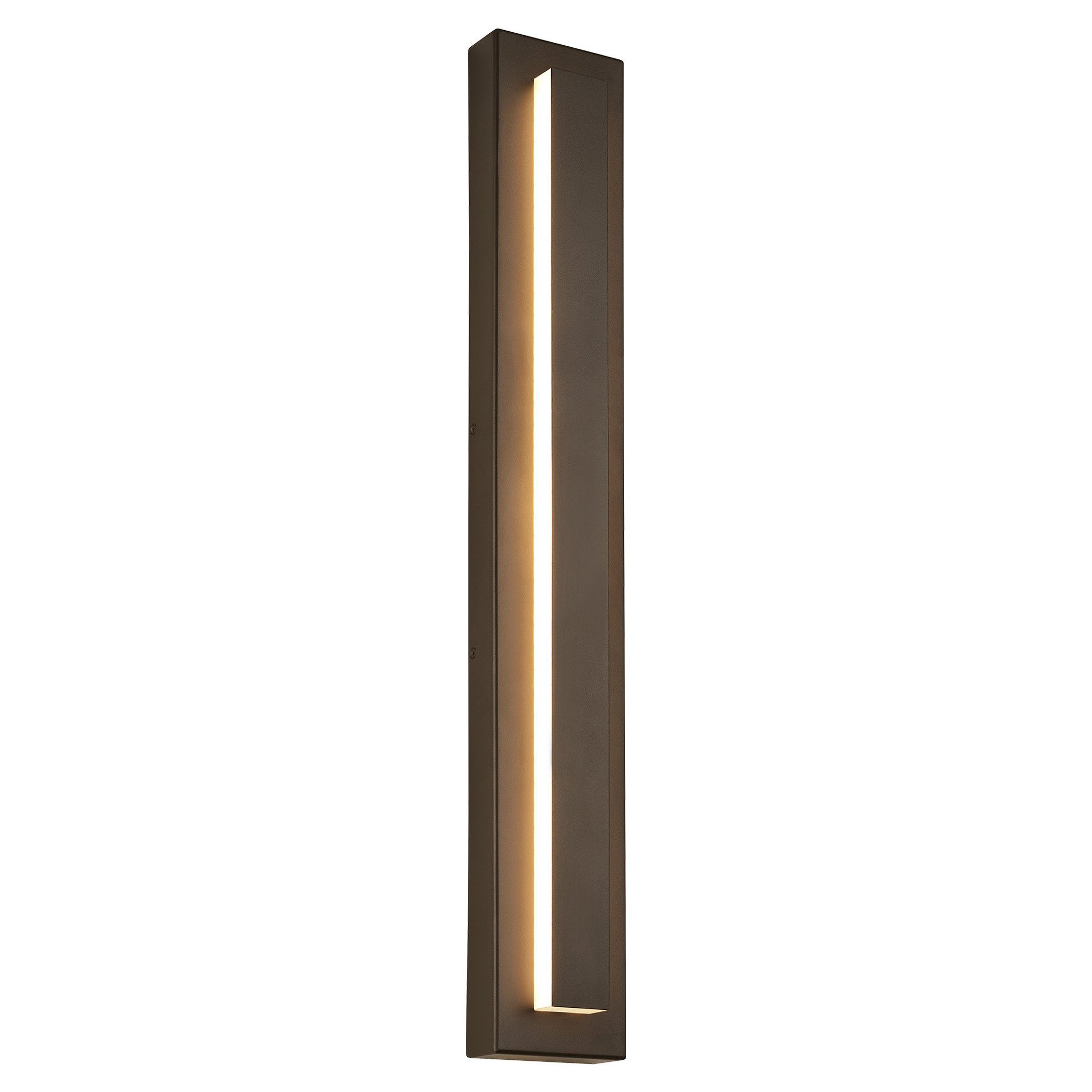 Arisha Modern Square Ring Outdoor Wall Lamp, Dark/Gray Bronze - Neutral Decor