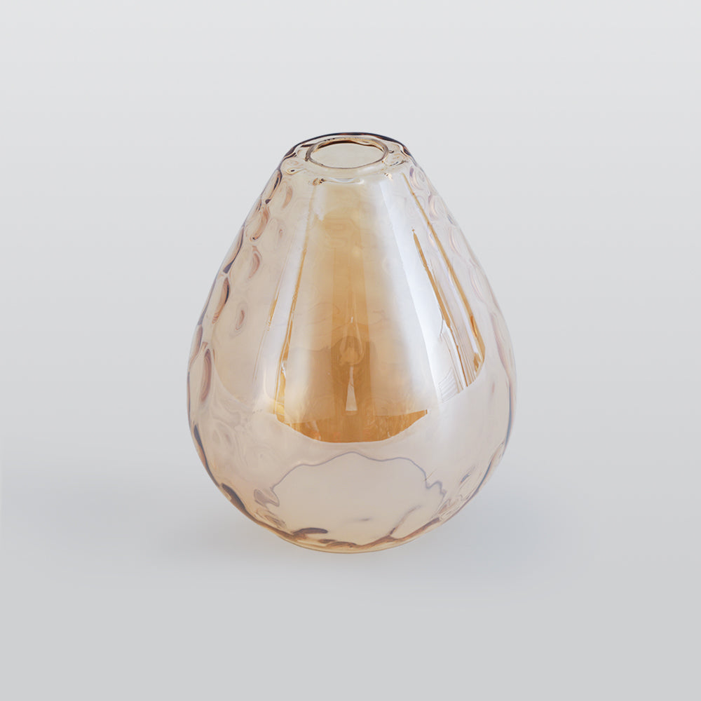 Avi Vintage Teardrop Pendant Light, Glass/Wood - Neutral Decor