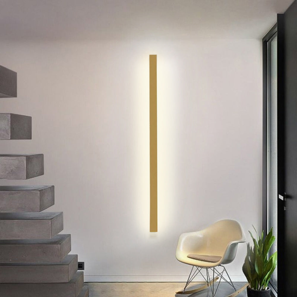 Arisha Minimalist Linear Acrylic Wall Lamp - Neutral Decor