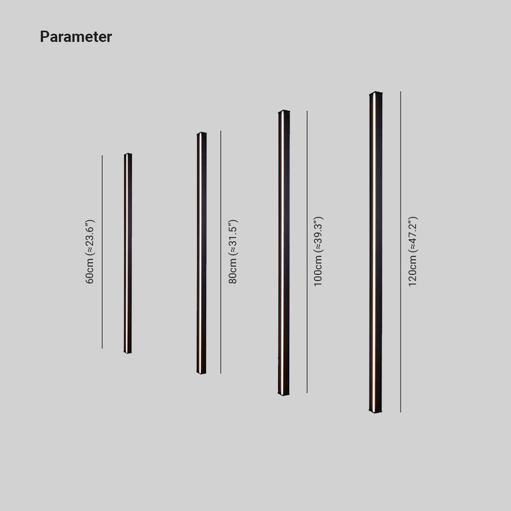 Arisha Minimalist Linear Acrylic Wall Lamp - Neutral Decor