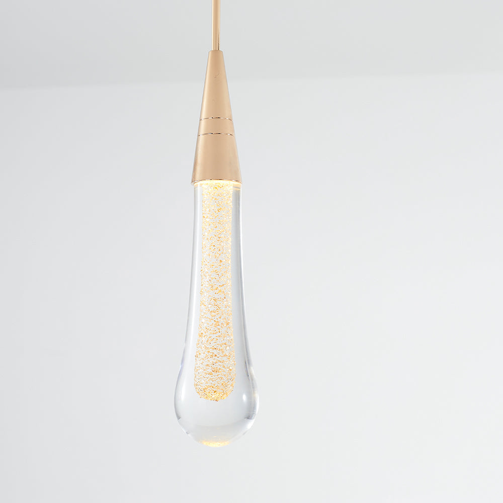 Valentina Teardrop Pendant Light Crystal Bedroom - Neutral Decor