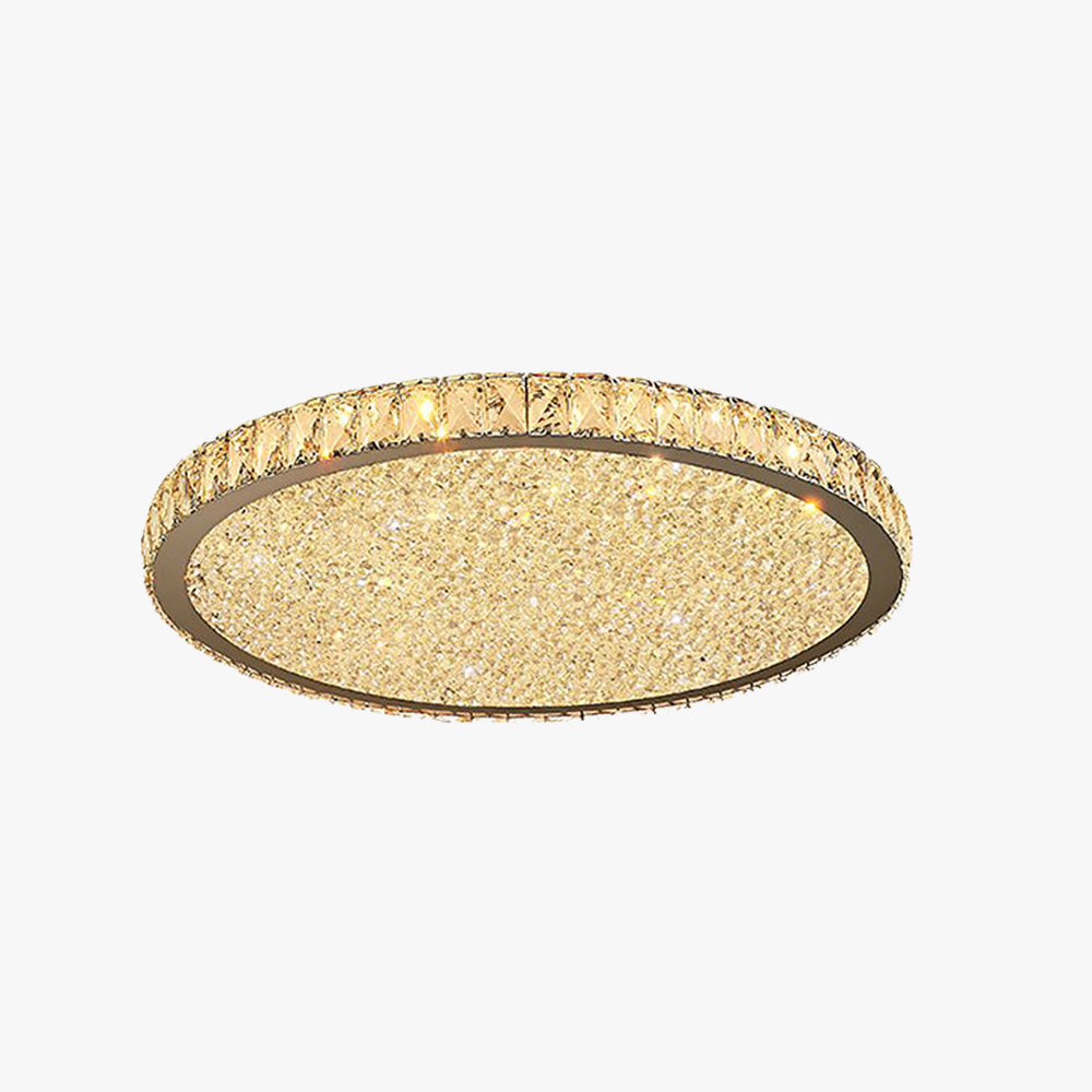 Kristy Round Flush Mount Ceiling Light Living Room - Neutral Decor