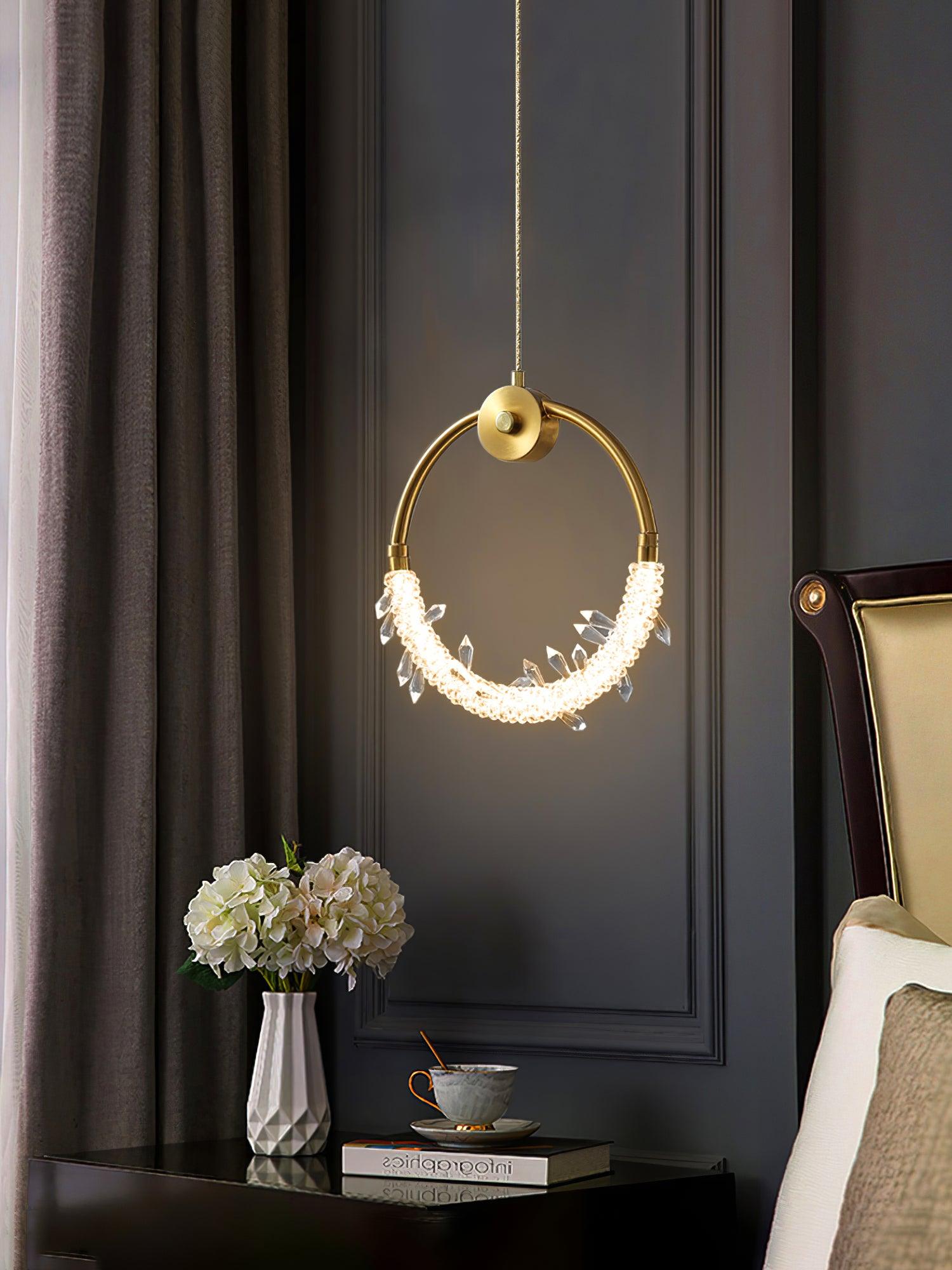Lustre Elegant Crystal Pendant Light